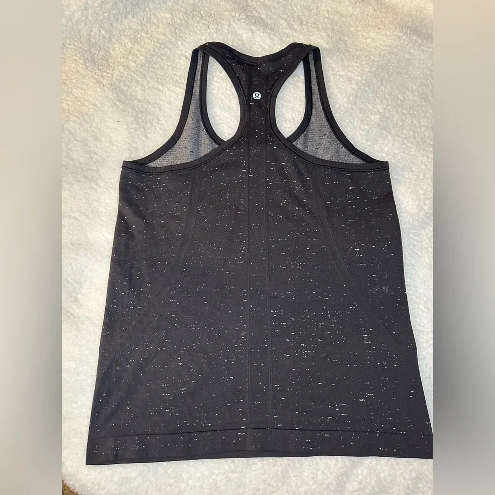 lululemon athletica Black Speckled Tank Top